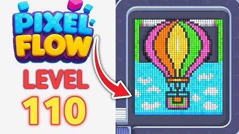 Pixel Flow Level 110 Walkthrough