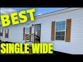 BEST single wide mobile home I've toured in 2021! FANCY with 9ft ceilings! Mobile Home Tour