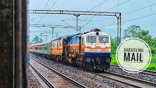 12343 DARJEELING MAIL(SEALDAH-HALDIBARI) | BELAKOBA STATION SKIPPING WITH FURIOUS EMD ACTION | NFR