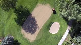 Time Lapse of Aerating a Green