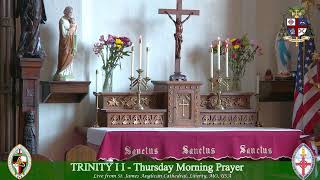 Trinity II - Thursday Morning Prayer