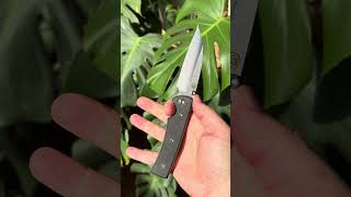 Chaves Knives Sangre Street Blue Label Reate OEM Black Micarta ELMAX Liner Lock #edc Folder