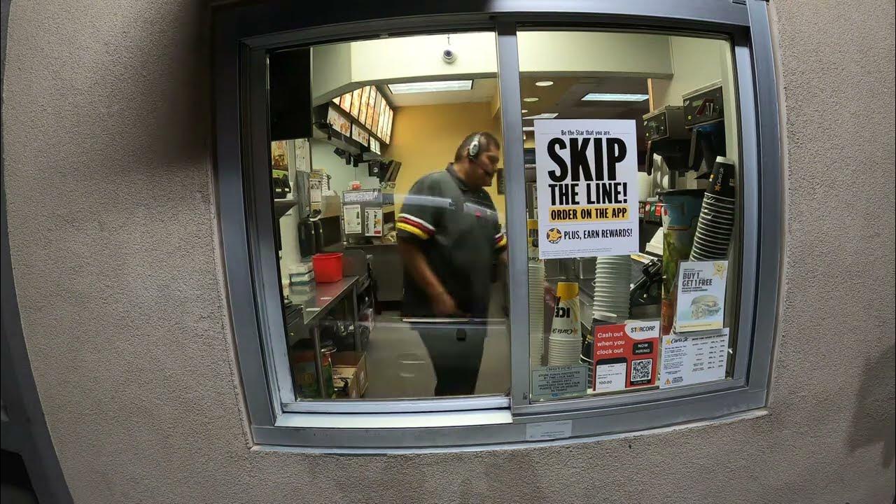 Carl's Jr. DriveThru, 1 Famous Star Combo, CrissCut Fries, Lemonade