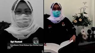 Divisi Hukum KPU  se Sulawesi Selatan Bersama Melawan Covid-19