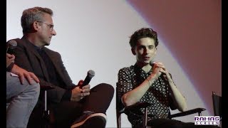 'BEAUTIFUL BOY' Q&A with Timothée Chalamet, Steve Carell and Amy Ryan