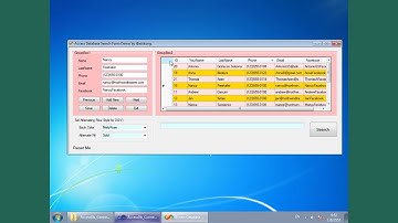 Visual Basic .NET How to Search in MS Access Database | Remaster 2022