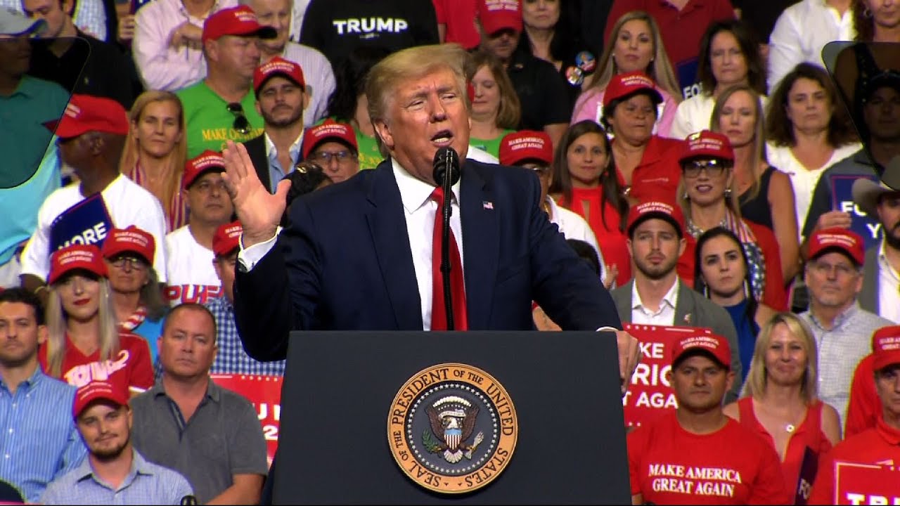 Trump Kicks Off 2020 Campaign At Orlando Rally Youtube