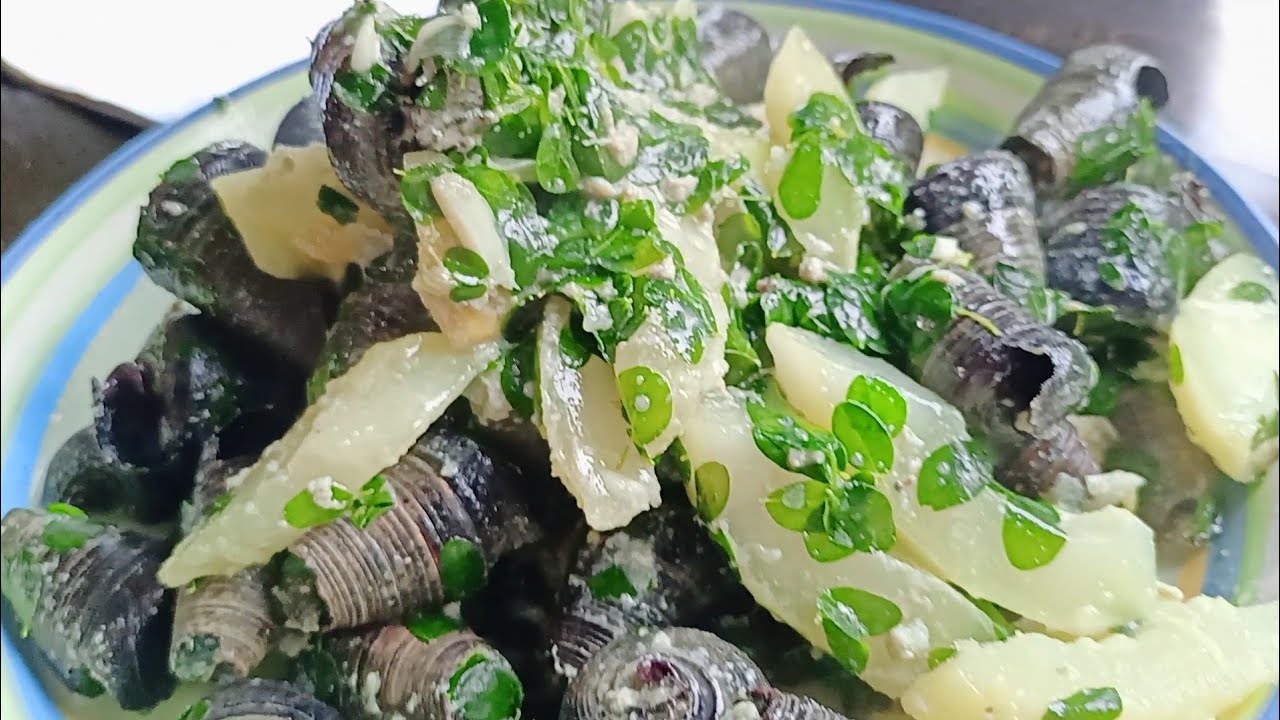 Bagungon Shells Ginataan with Papaya & Malunggay - YouTube