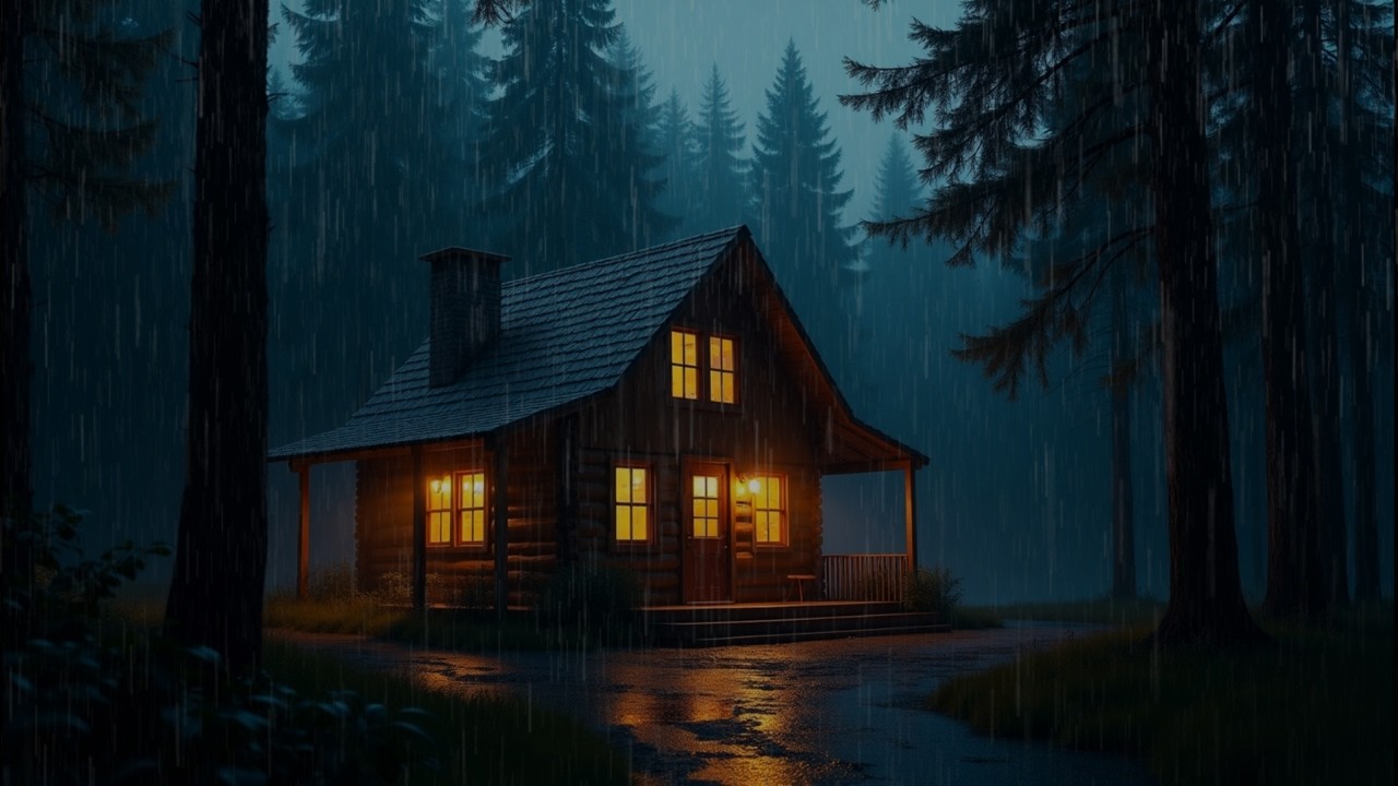 Heavy Rain To Sleep Immediately - ASMR, Rain Sounds For Relaxing Your Mind And Sleep Tonight