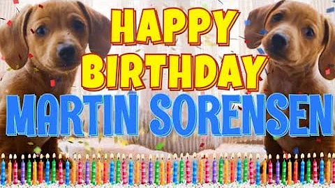 Happy Birthday Martin Sorensen! ( Funny Talking Do...