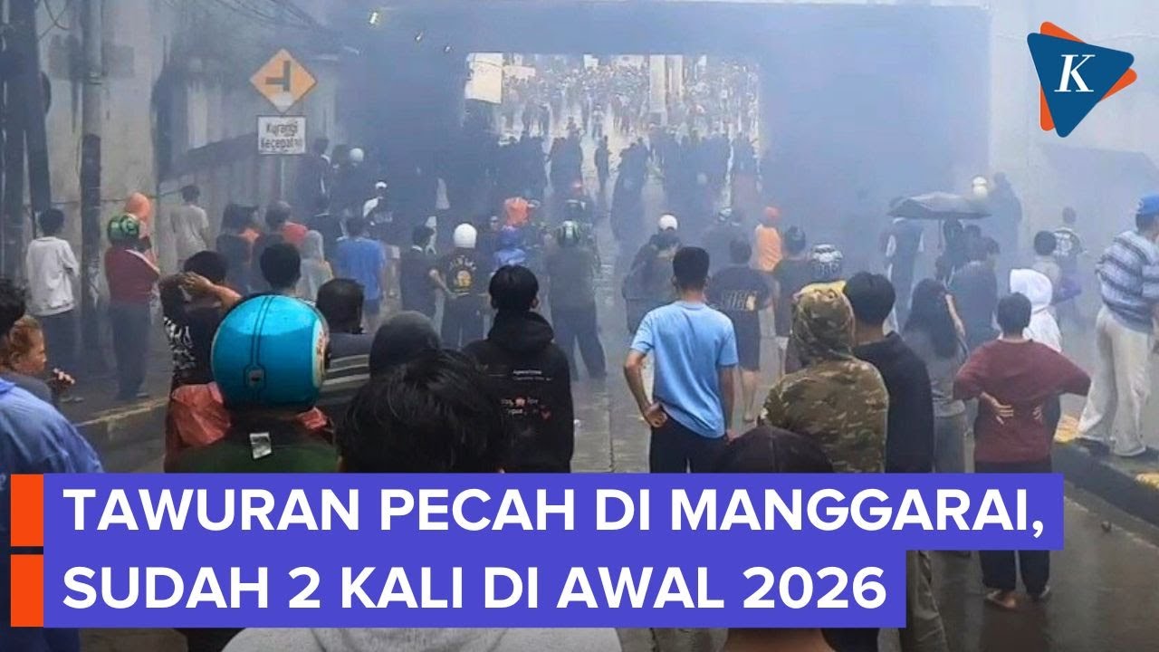 Awal 2026, Tawuran di Manggarai Pecah 2 Hari Berturut-turut