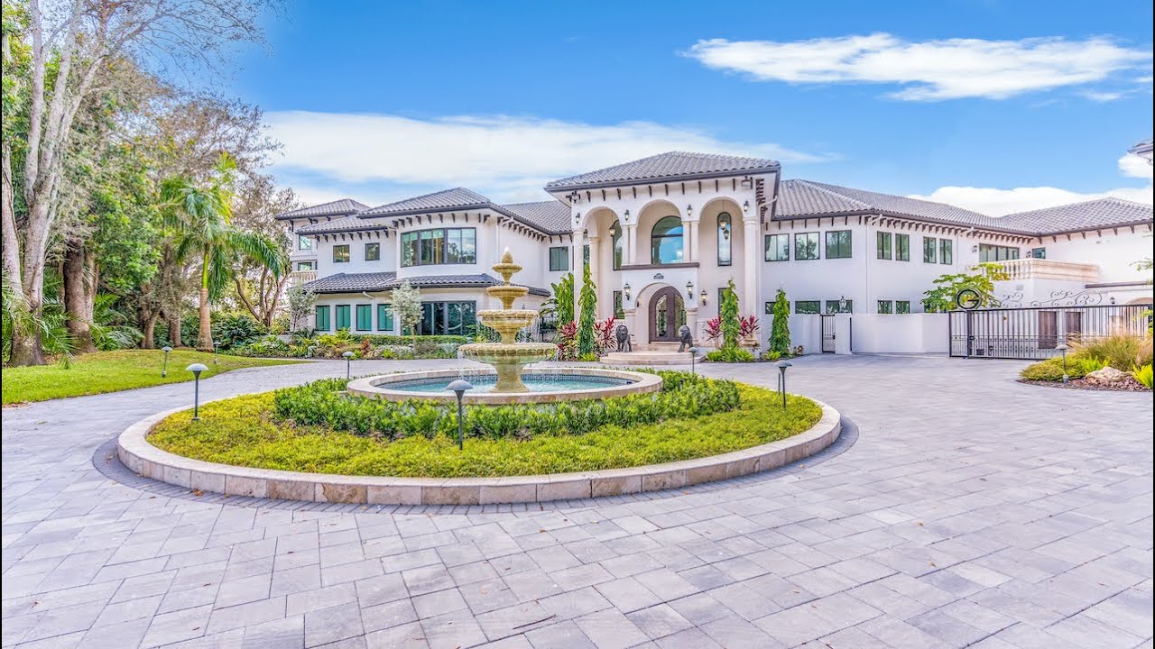 13323 Rosewood Lane, Naples FL 34119 mega mansion is for sale in Quail Creek golf community!