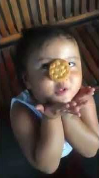 video lucu anak kecil makan roti