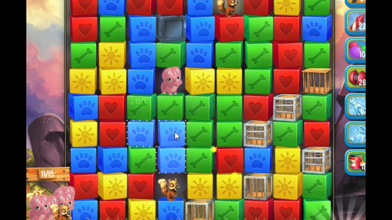 Pet Rescue Saga level 1546 no boosters 😈 ►TOBIAS DEAMON◄