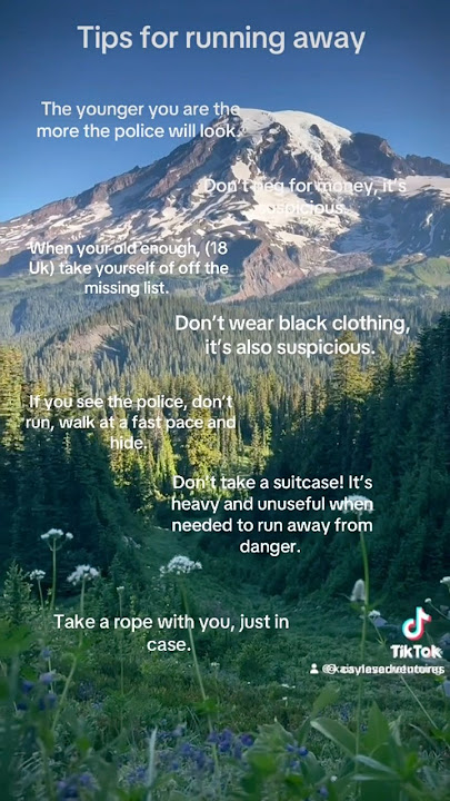 Download lagu Tips for running away. #leavinghome #runningaway creds to CaylasAdventures on tt (for clip)