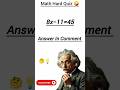 ##99% People Fail This Math Challenge!#triviachallenge #maths #mindbendingquiz #iq #mathquiz #trivia