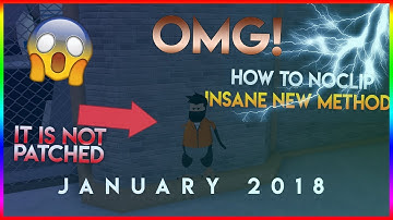 *HOW TO NOCLIP IN ROBLOX JAILBREAK* - NEW METHOD (WORKING 2018) - [Patched]