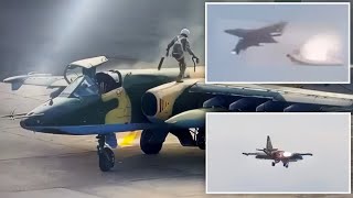 Congolese Su-25 Withstands Air Bursting Manpads Missile Over Goma