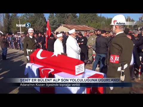 ŞEHİT PİYADE ER BÜLENT ALP SON YOLCULUĞUNA UĞURLANDI