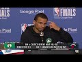 Joe Mazzulla Postgame Interview | Boston Celtics beat Miami Heat 104-103