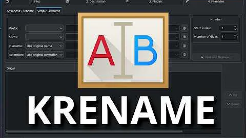 KRename - Powerful batch file renaming