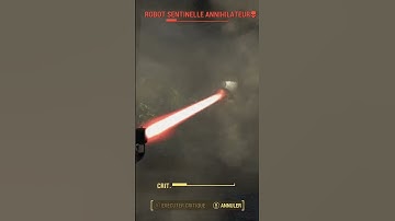 Fallout 4 Mini Nuke vs Sentry Bot Annihilator #Fallout #Gaming #shorts