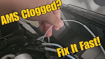How To Unclog Bambu Lab AMS Unit