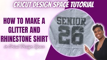 HOW TO MAKE GLITTER HTV AND A RHINESTONE TEMPLATE IN CRICUT | RHINESTONES AND HTV