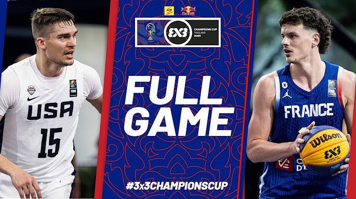 United States 🇺🇸 vs France 🇫🇷 | Men | Full Pool Game | FIBA 3x3 Champions Cup 2025