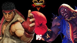 Street Fighter V | Ryu VS Balrog | Double perfect ! |