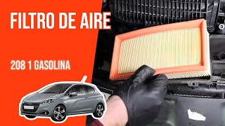 Cómo cambiar el filtro de aire  PEUGEOT 208 1 1.2 PURETECH 💨