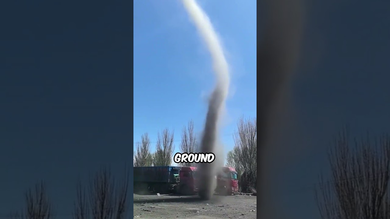 Веревочное торнадо, возникшее из ниоткуда! (@shennongjia) 