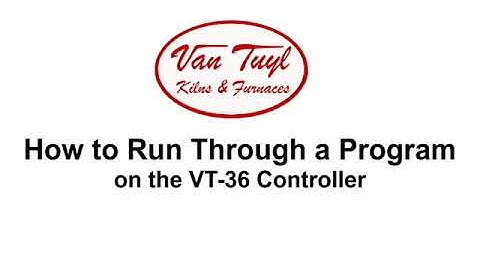 VT-36 Programmable Controller - How to Run Through a Program