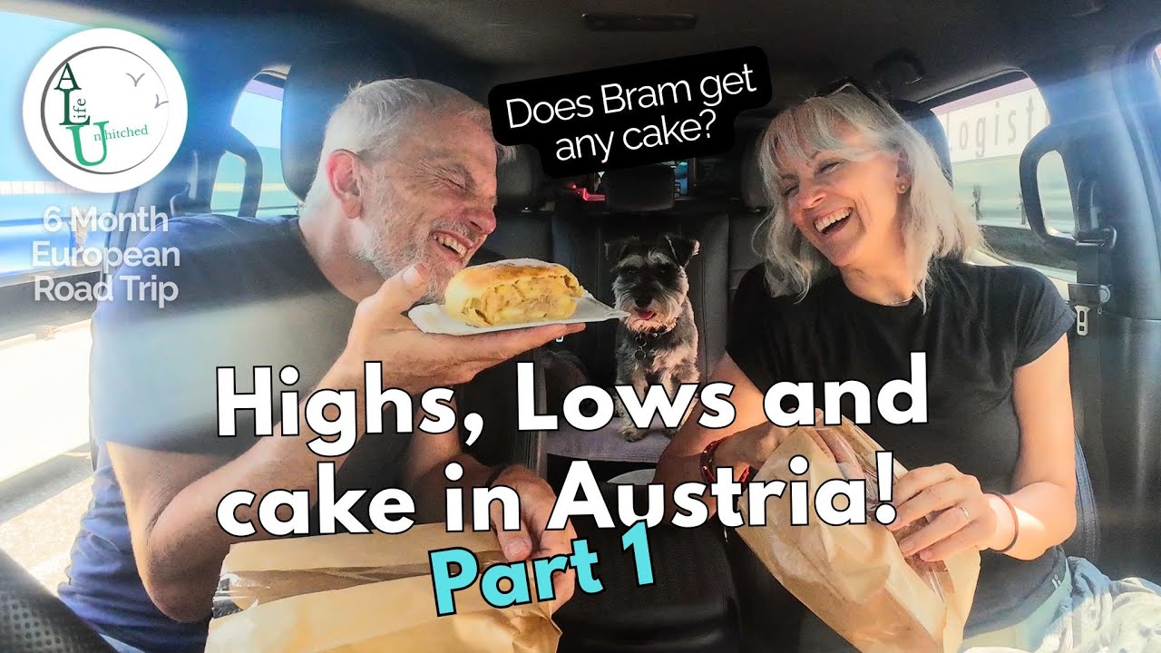 Salzburg city campsite in a twin axle caravan...