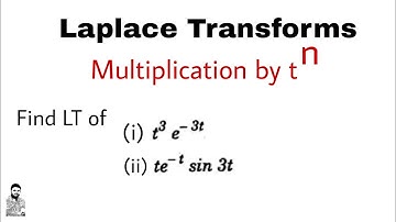 8. Laplace Transforms | Multiplication by t^n | Problem#5 | Complete Concept