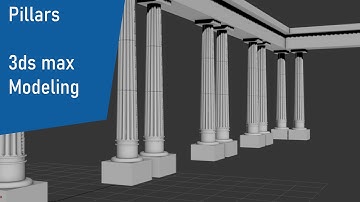 Modeling Pillars - 3ds max tutorial