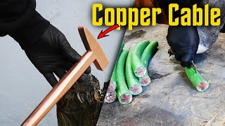 Turning Copper Wire into a Usable Metal Hammer