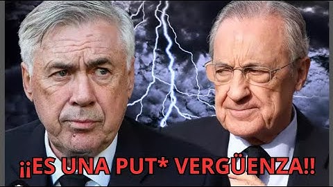 VERGÜENZA ABSOLUTA ¡¡FLORENTINO Y ANCELOTTI DAN PENA CON SU GESTIÓN!! ¡¡ARRASTRAN EL ESCUDO!!