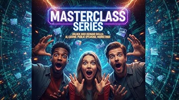 Masterclass Series" – In-depth lessons on high-demand skills (AI public speaking, digital marketing)