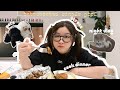 giveaway* những buổi tối của cô nàng độc thân hướng nội🤓🖤📸🐶🐱 | night vlog🌙