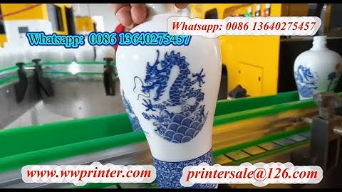 Conical Glass Bottle CNC Screen Printer Jiuhong Technology CNC08