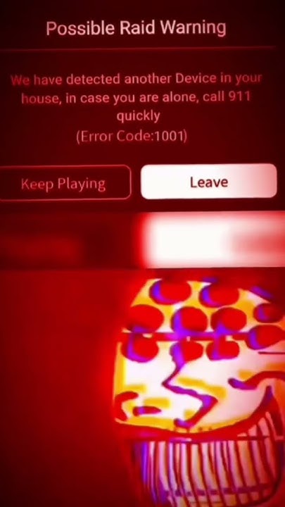 Roblox error code: 1001 #roblox #creepy #scary #trollge #fypシ #shorts ...