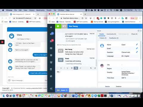 Enterprise Conversational AI Automated chat to live chat escalation ...