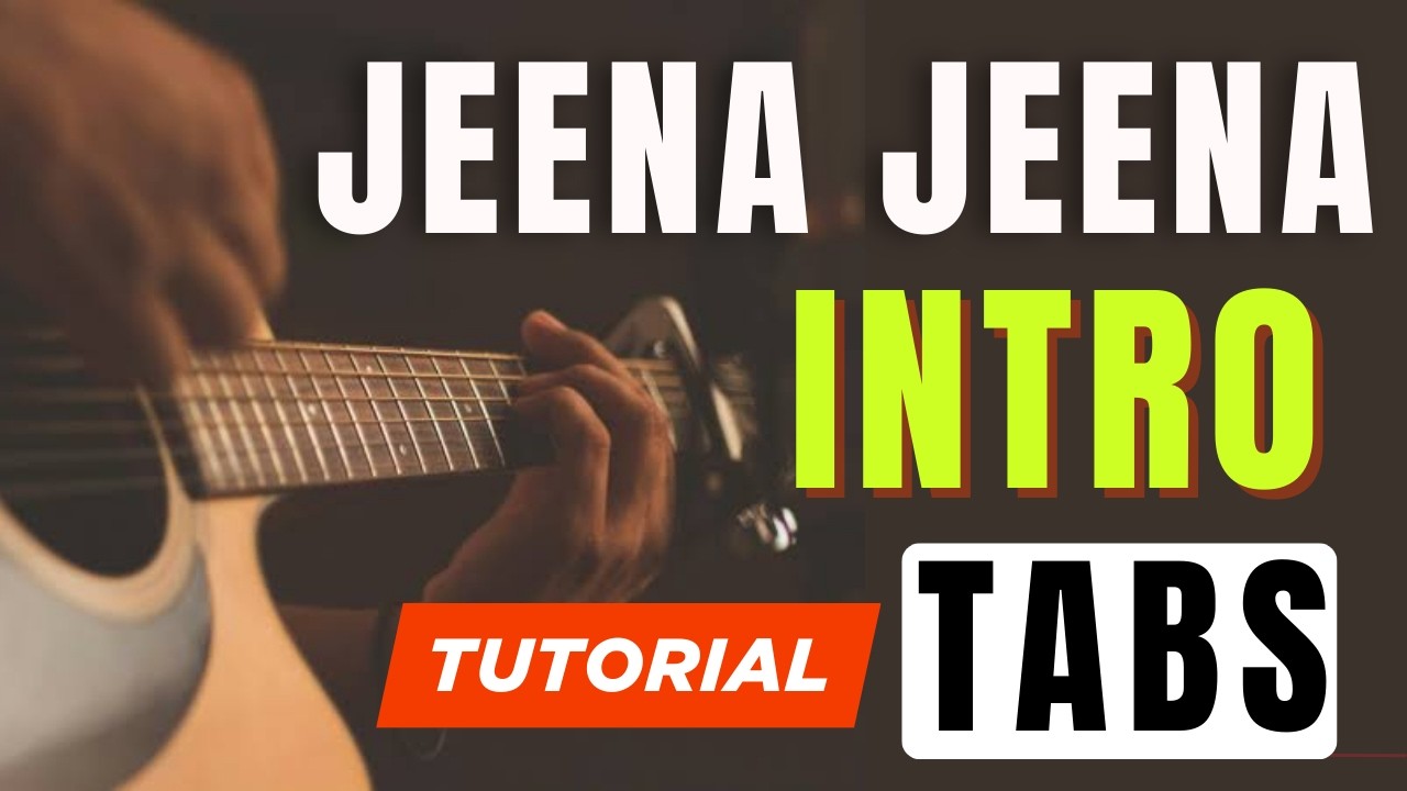 Jeena Jeena INTRO Guitar Tutorial 🎵 | Easy Chords | Atif Aslam