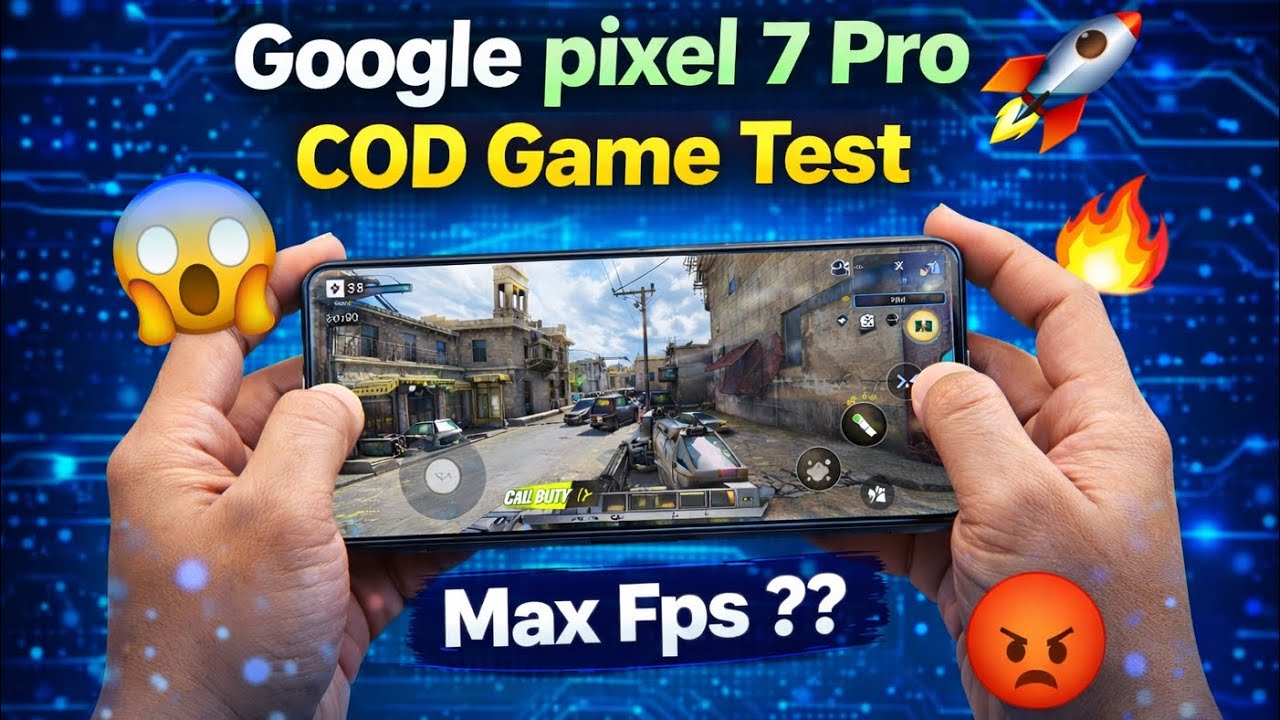 Pixel 7 Pro COD Mobile Game Test | Max Graphics FPS Test 🔥 - YouTube