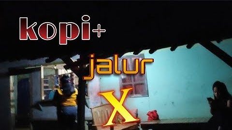 Jalur Sungai Warkop Konokan Ngopi dan Istirahat.