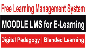 MOODLE LMS: Free Learning Management System for E-Learning