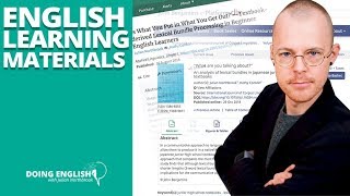 What My Research Tells You About English Learning Materials What My Research Tells You About English Learning Materials