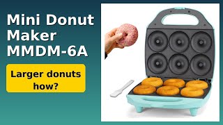 REVIEW (2026): Mini Donut Maker MMDM-6A. ESSENTIAL details.
