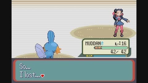 Pokémon Ruby MaDKIP Episode 1- No Items, Mudkip Only, Rustboro Gym